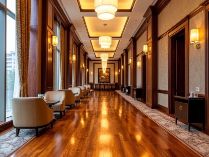 Огнезащитная обработка паркета огнестойким лаком КЕРАМ КМ1