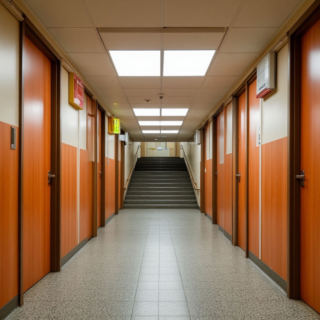 Пути эвакуации людей. Огнезащитный лак КЕРАМ КМ1,РП1,В1,Д2,Т3