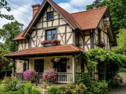 Огнезащита деревянного дома: комплексная обработка лаком и краской КЕРАМ КМ1 (снаружи и изнутри)